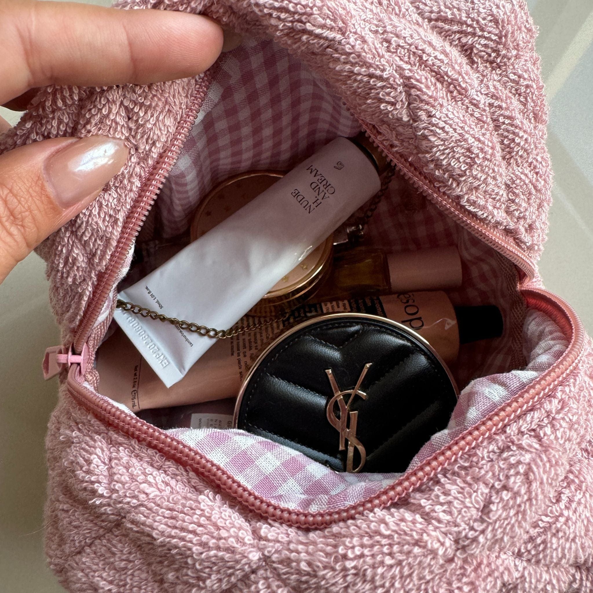 Moon Nude Blush Mini Makeup Bag