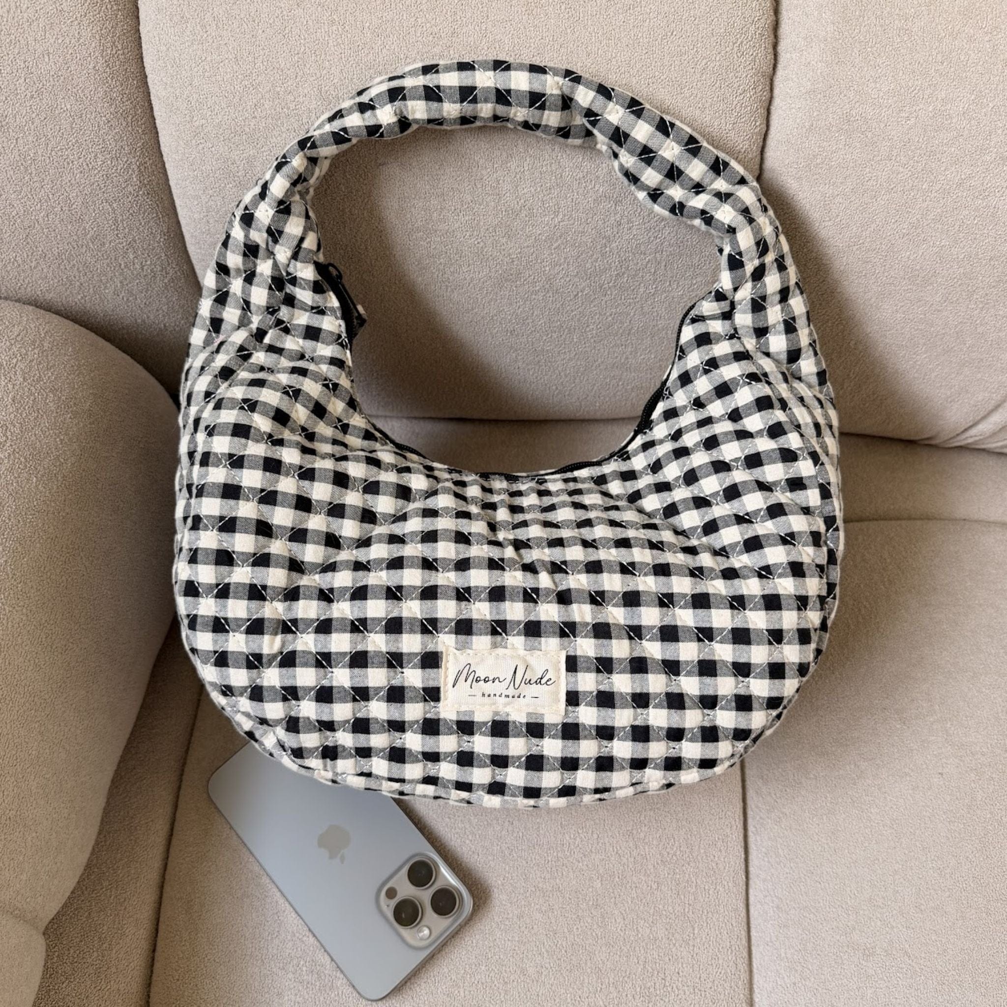 Moon Nude Classic Hoop Bag