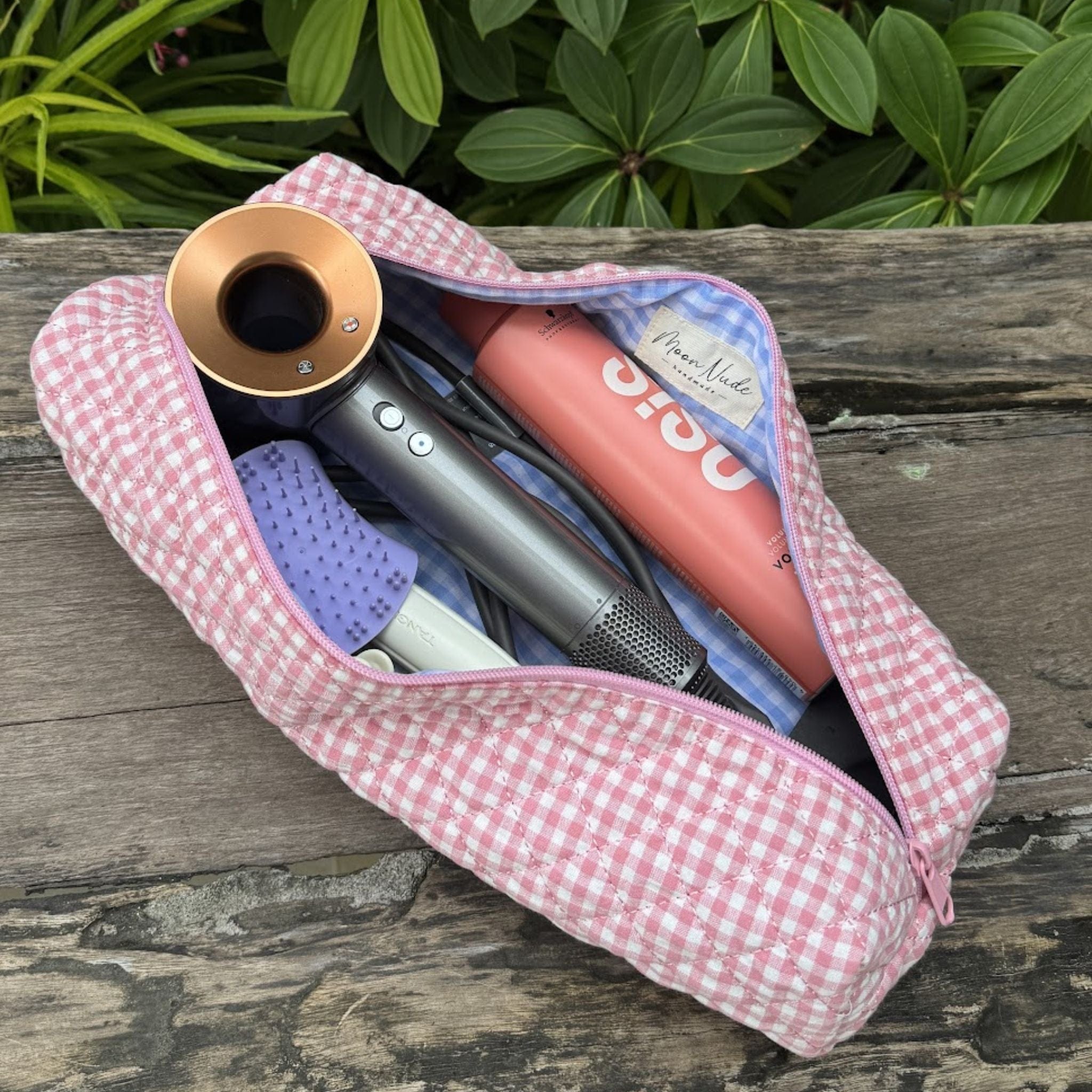 Moon Nude Flamingo Hair Tool Bag