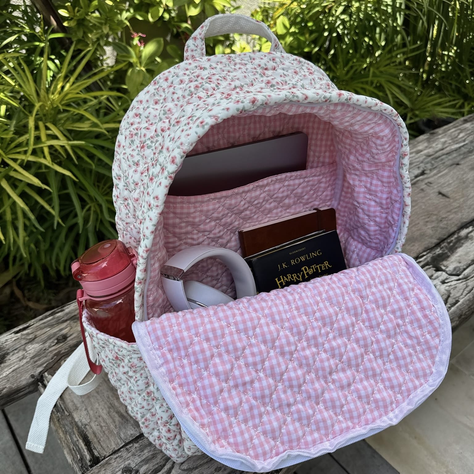 Moon Nude Peony Large Backpack