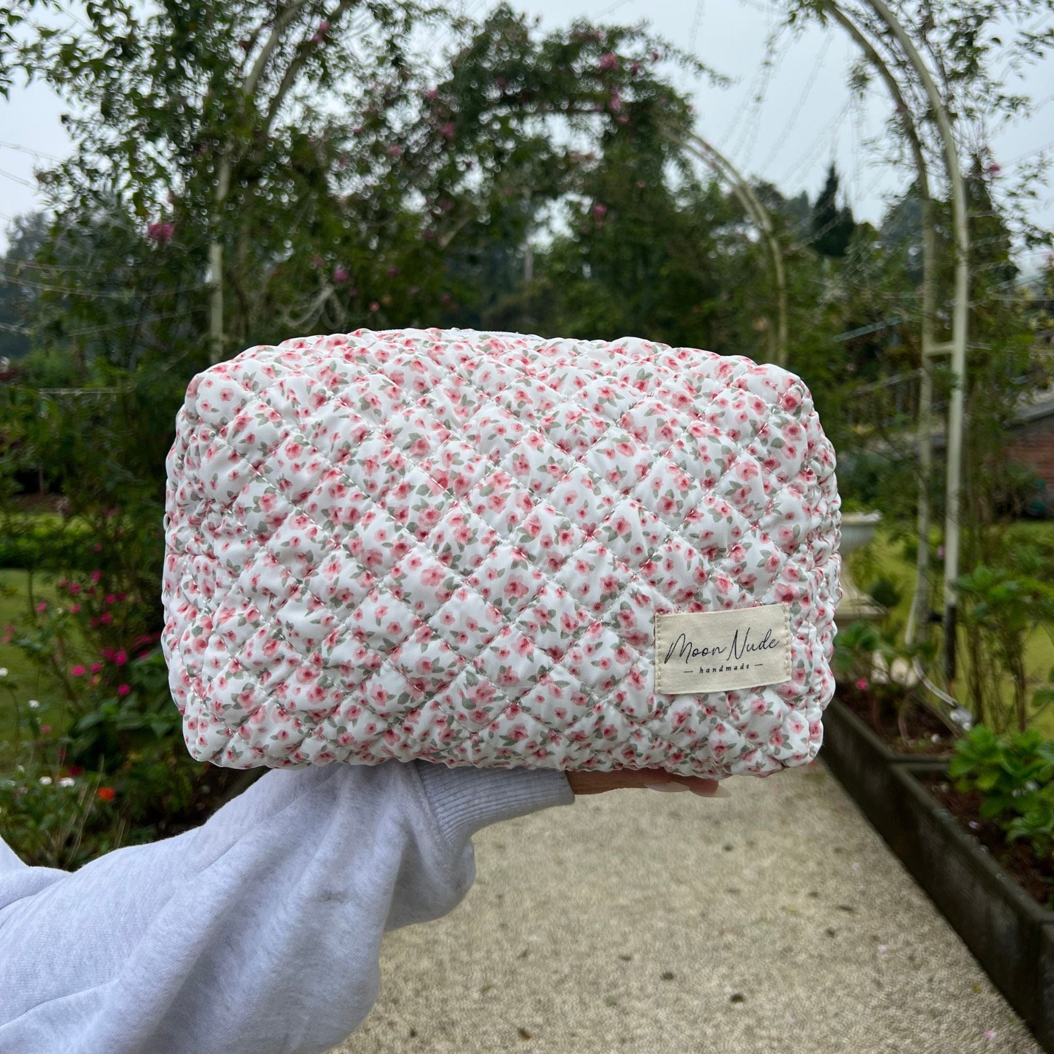Moon Nude Peony Large Makeup Bag