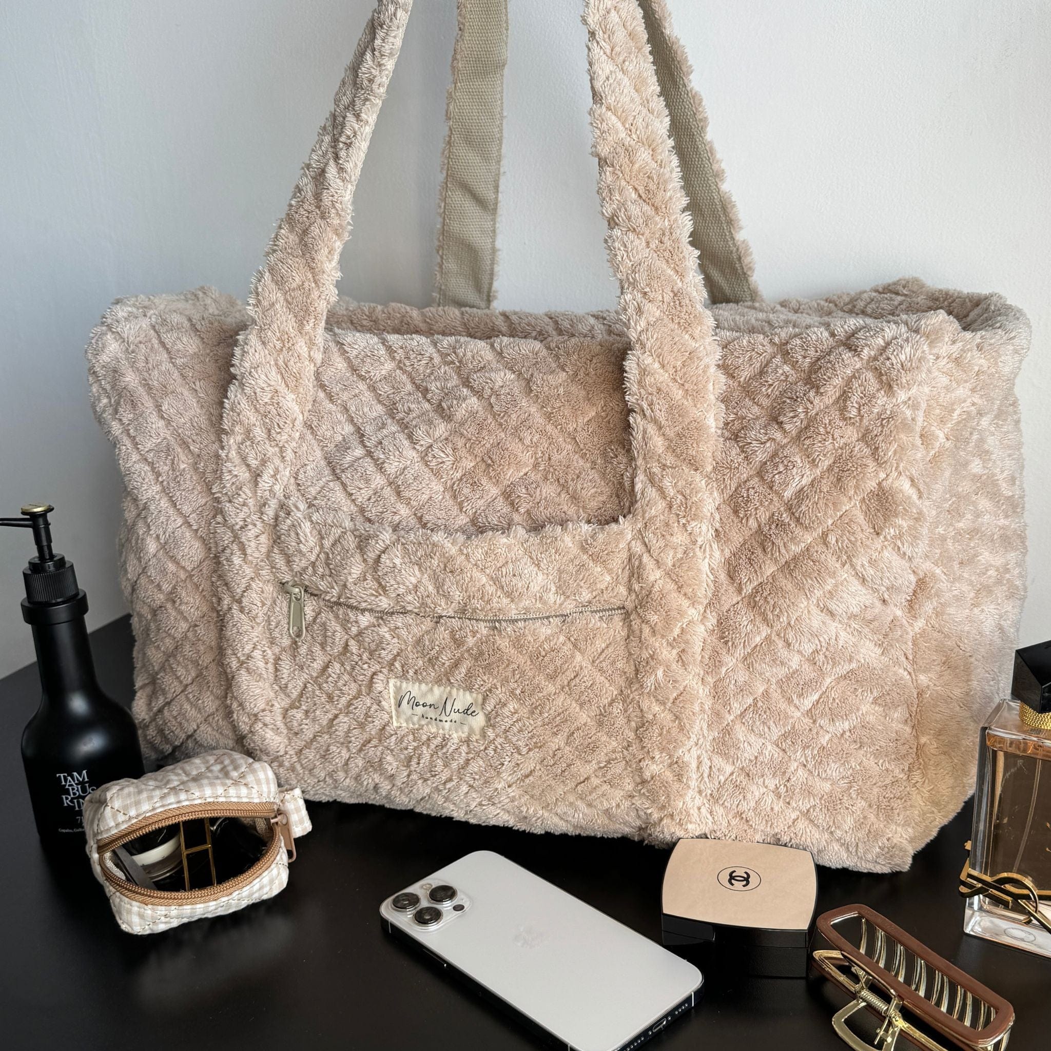 Moon Nude Teddy Large Duffel Bag