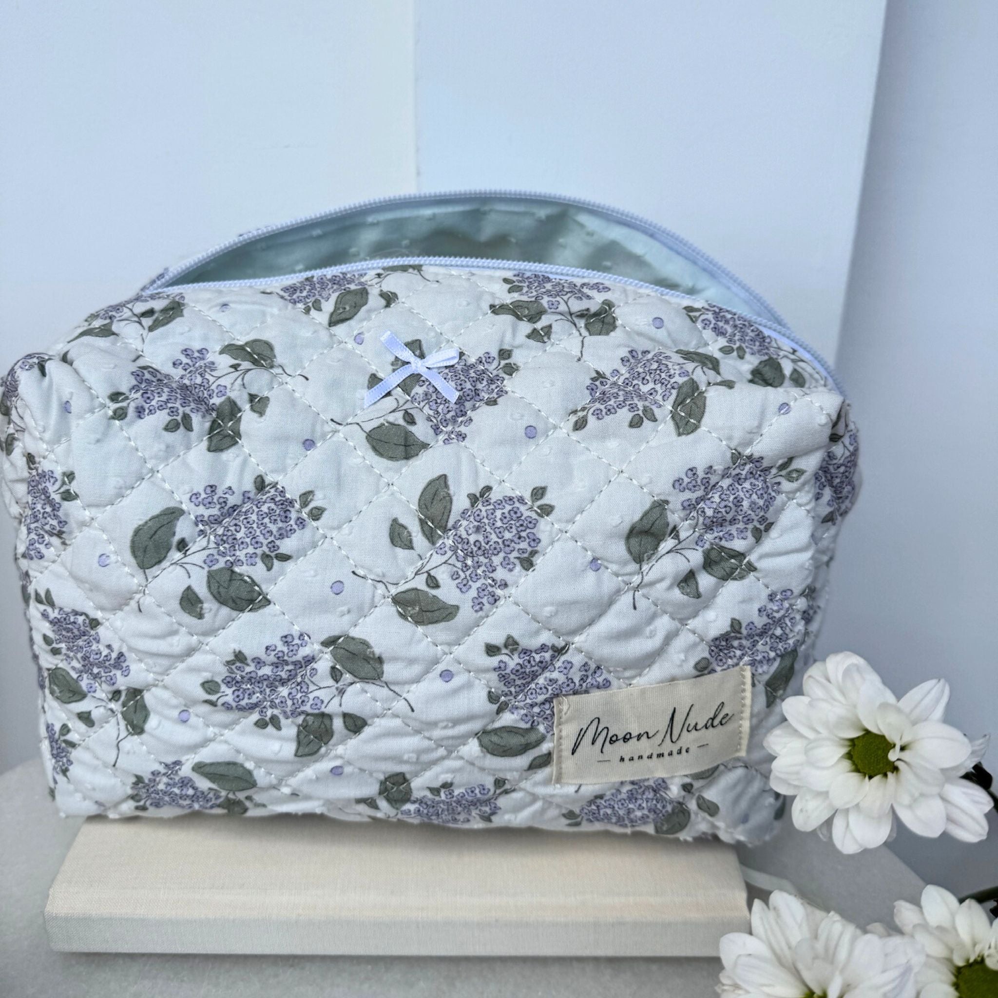 Lilac Large Makeup Bag