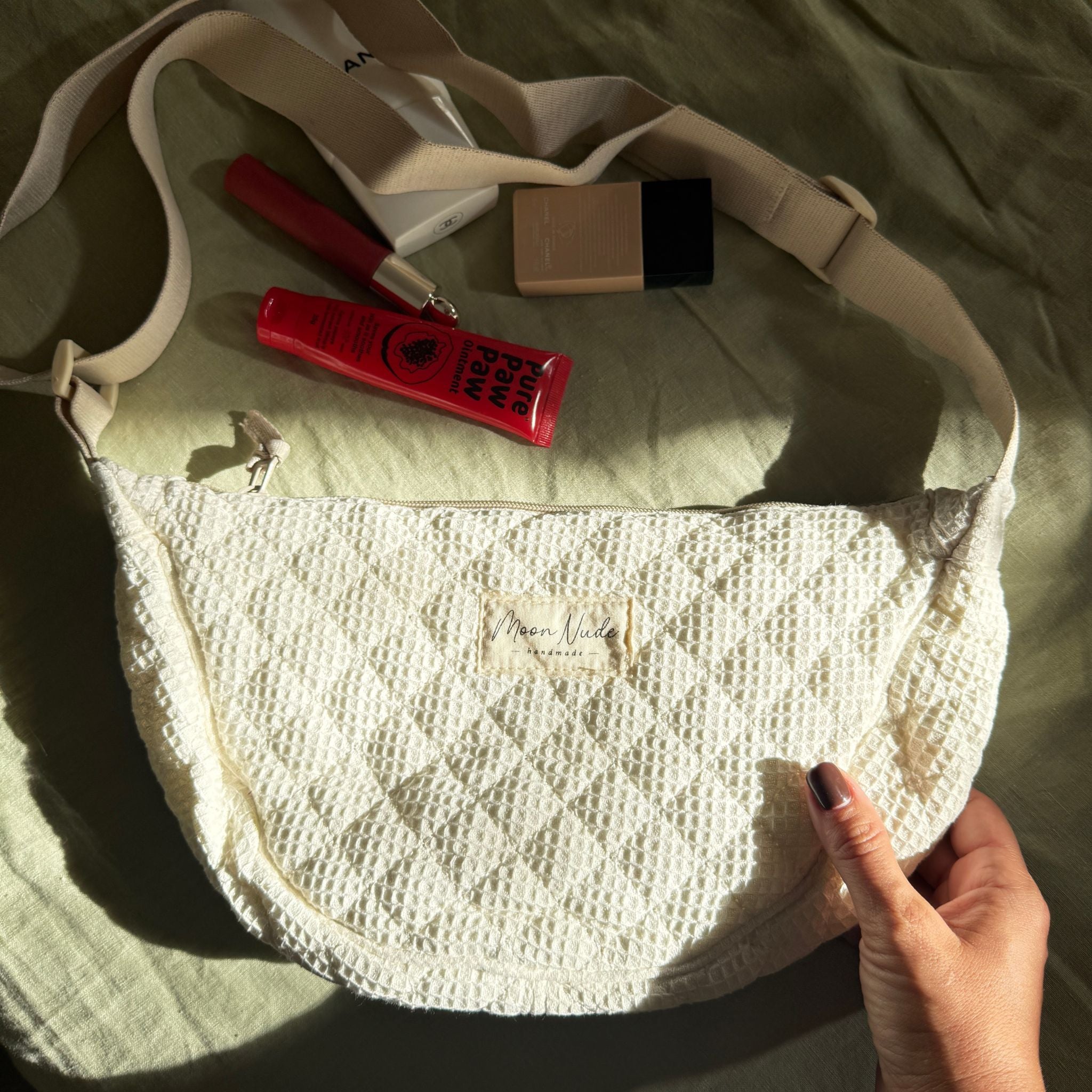 Cream Mini Shoulder Bag