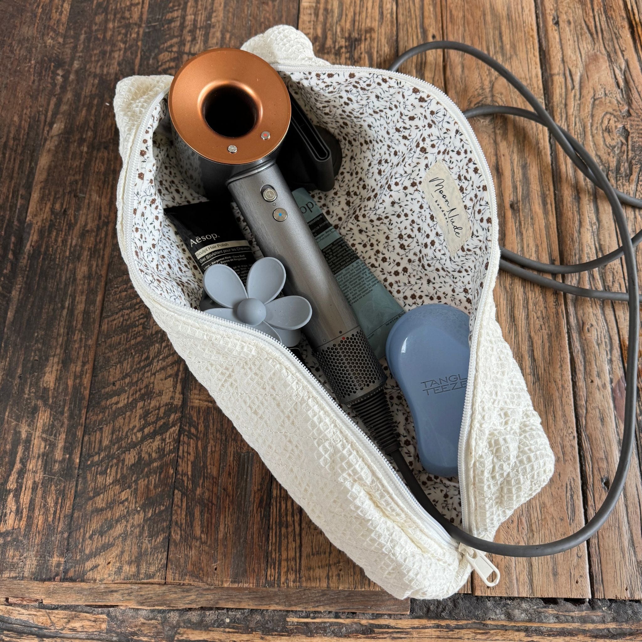 Moon Nude Cream Hair Tool Bag